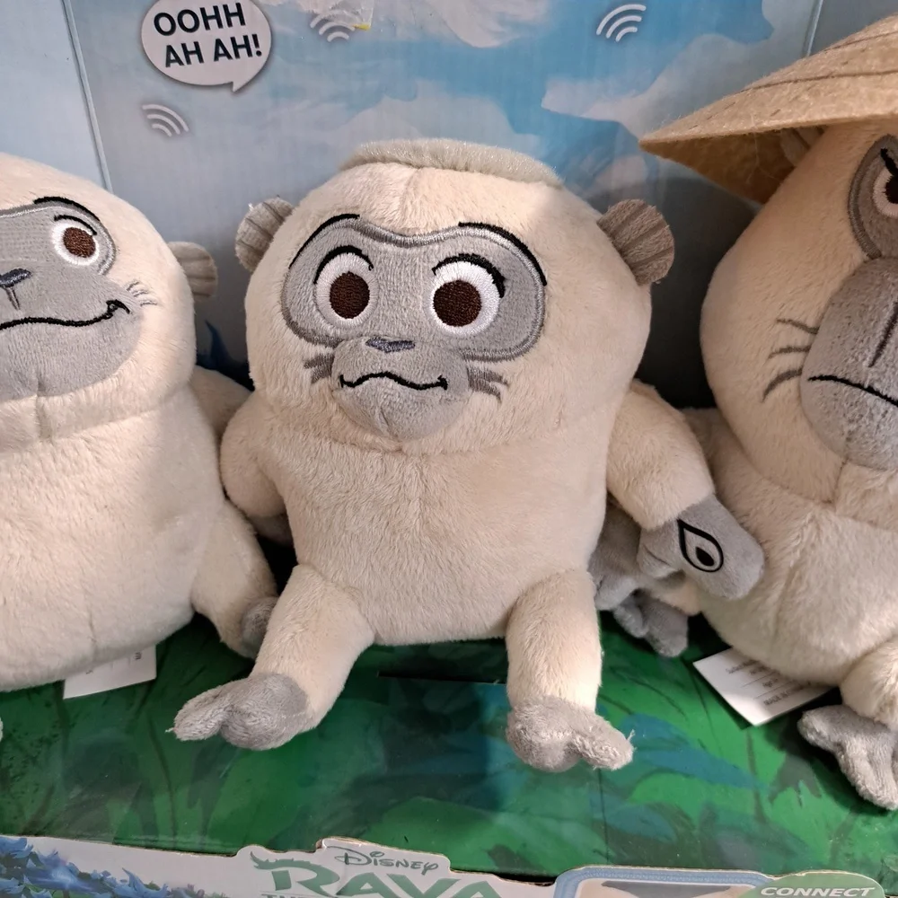 Disney Raya The Last Dragon Unisex Beige 3-Piece Set Chattering Ongis Plush NEW